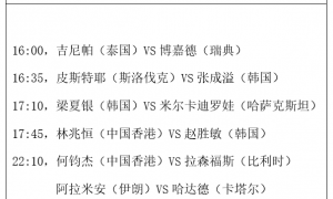 原创 
            国乒新年第一战！多哈球星赛1月6日赛程公布，韩国世界冠军登场